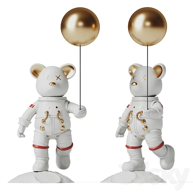 astronaut bear 3DModel