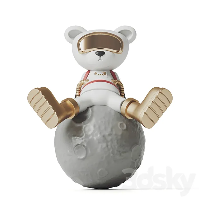 astronaut bear 3DModel