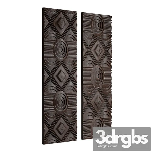 Asuka Wood Wall Panels 1 3D Model Free