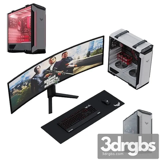 Asus Gaming Collection 3 3D Model Free