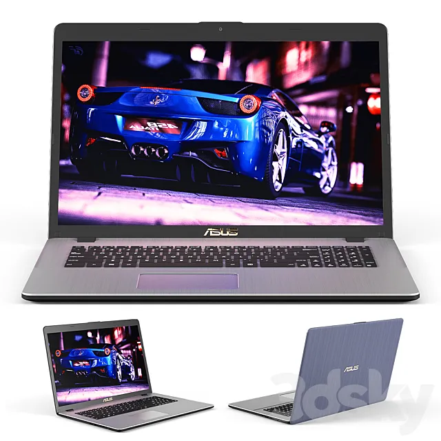 Asus VivoBook Pro 17 3D Model