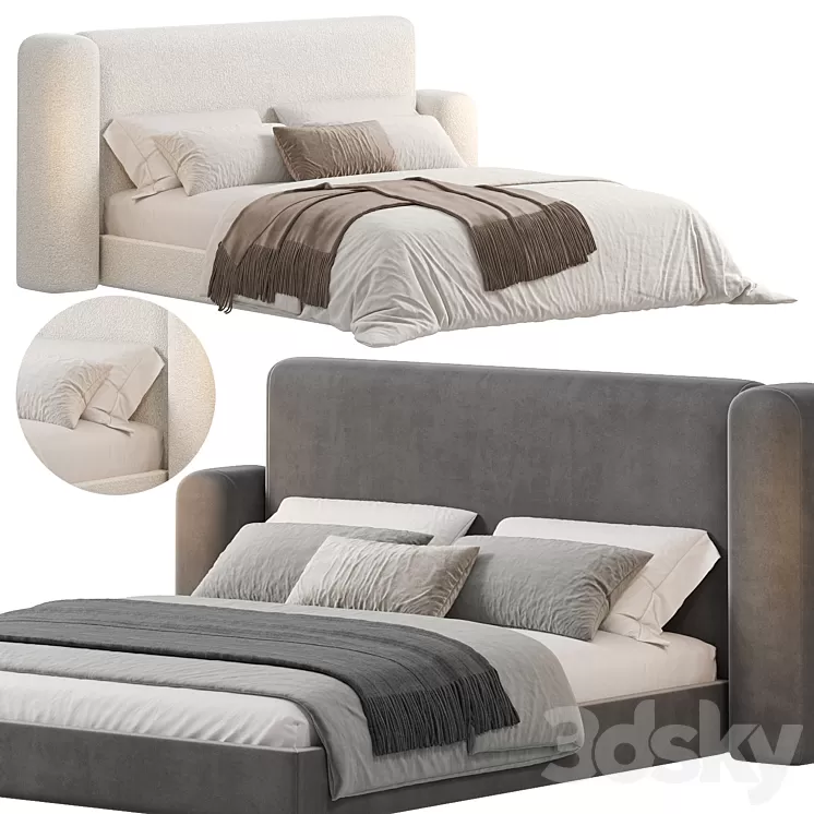Asym Bed by shinebysho 3D Model Free Download