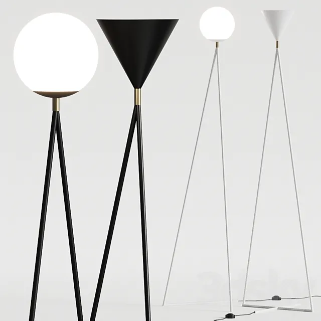 Atelier Areti One Globe _ Cone Floor Lamp Free Download