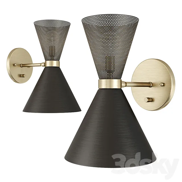 Atelier de troupe tour sconce 3DModel