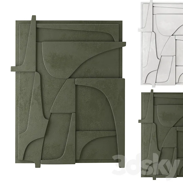 Atelier Plateau relief artwork 3D Model
