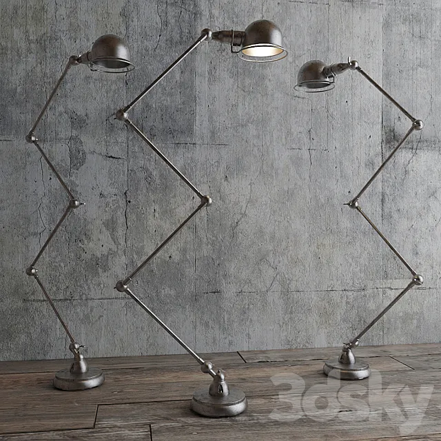 ATELIER SCISSOR TASK FLOOR LAMP 3DModel