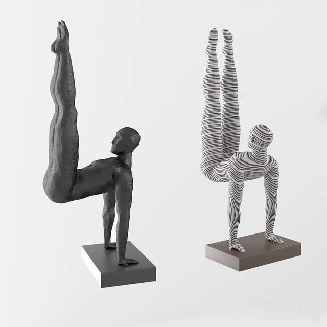 Athlete figurine 3D Model