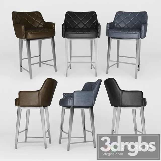 Atlantic Shopping Mason Bar Stool 3D Model Free