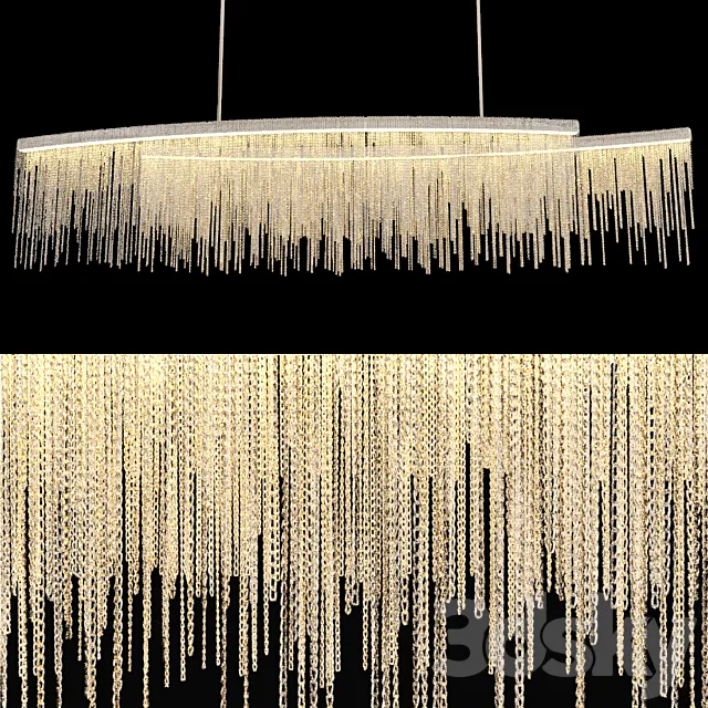 Atlantis Chandelier plate 3D Model