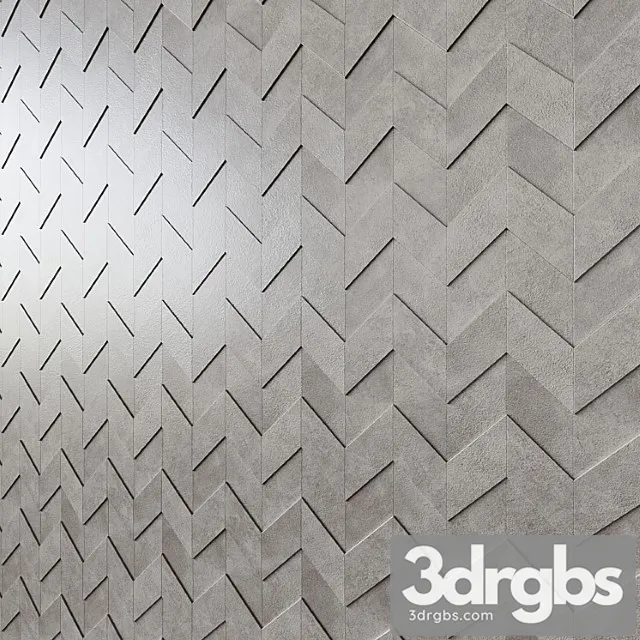 Atlas Concorde Dwell Dekor Chevron 3d Keramicheskaia Plitka Mozaika Vstavki 3D Model Free
