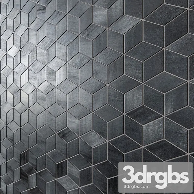 Atlas Concorde Mek Mosaico Esagono 4 Varianta Keramicheskaia Plitka Mozaika Vstavki 3D Model Free