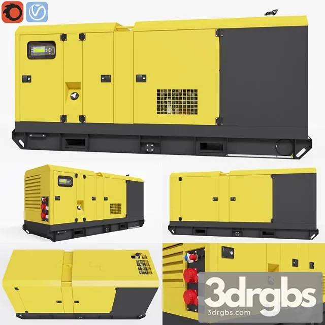 Atlas copco qas 150 3D Model Download