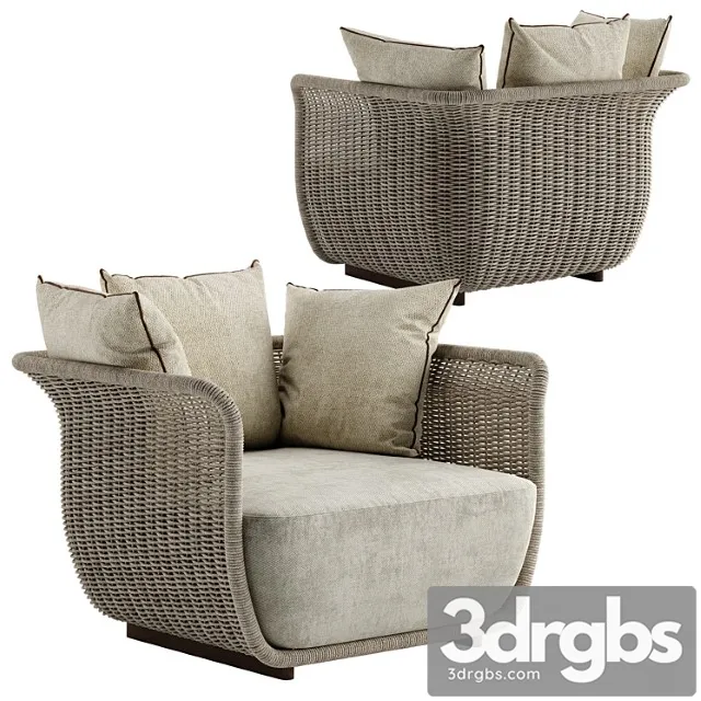 Atmosphera bellagio armchair 3D Model Free