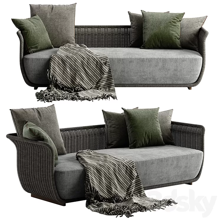 Atmosphera bellagio sofa 3D Model