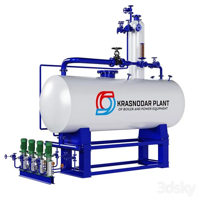 ATMOSPHERIC PRESSURE DEAERATOR DA-3 3D Model