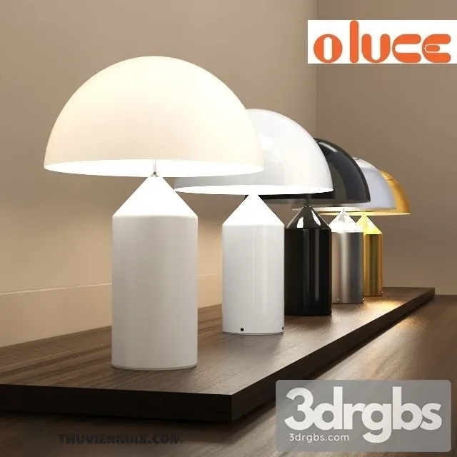 Atollo Table Lamp 3D Model Download
