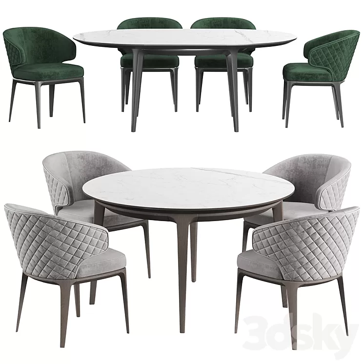 ATOM Chair Konyshev PLAY Table 3D Model Free