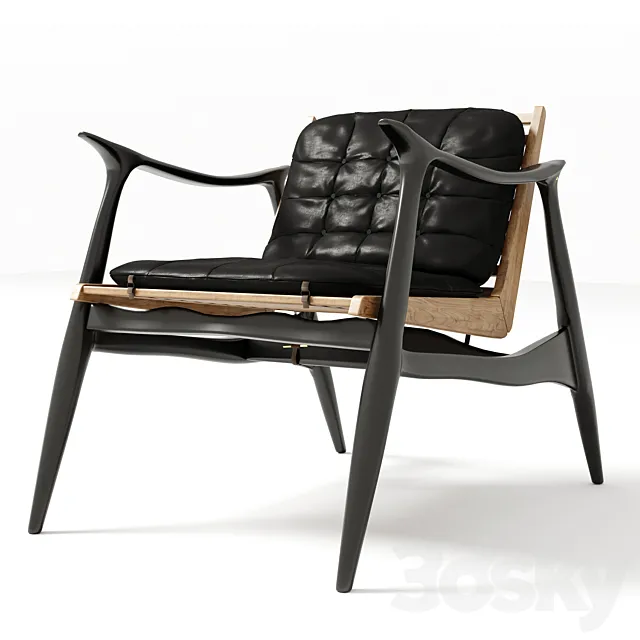 Atra Lounge Chair 3D Model