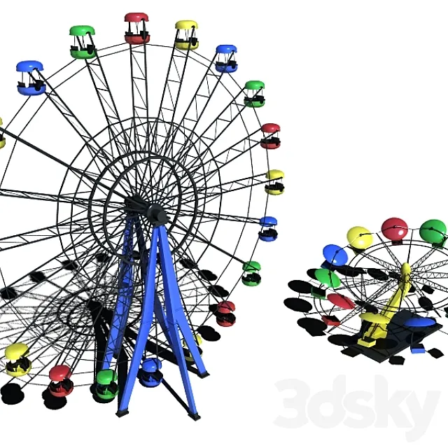 Attractions 3D Model