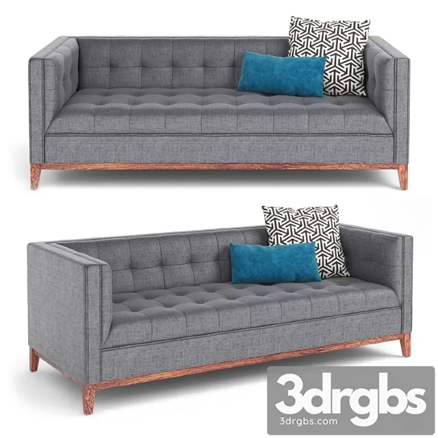Atwood Sofa By Gus Modern 3D Model Free