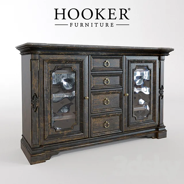 Auberose Bar Cabinet 3DModel