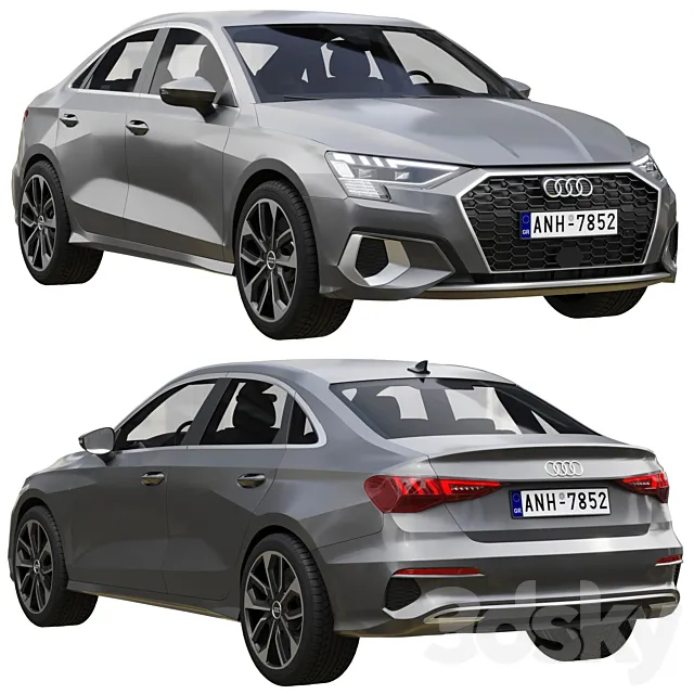 Audi A3 Limousine 2021 3DModel