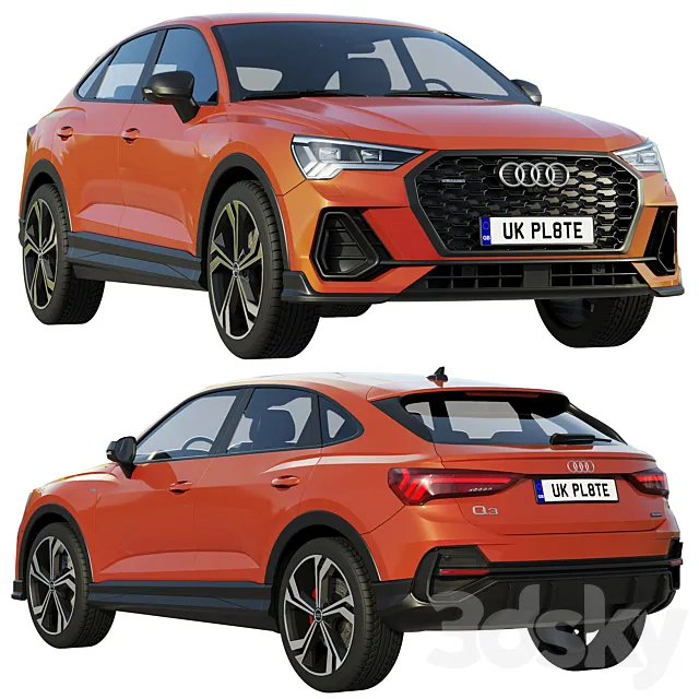 Audi Q3 Sportback 2020 3DModel