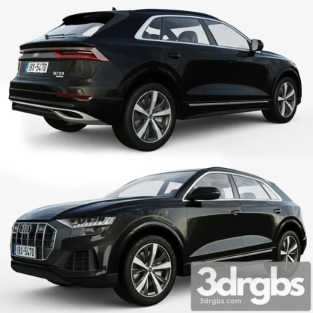 Audi Q8 2018 3D Model Free