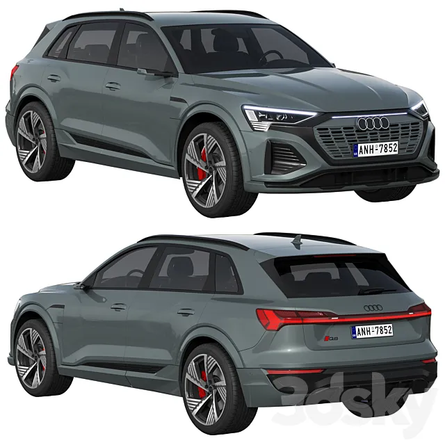 Audi Q8 e-tron 3D Model