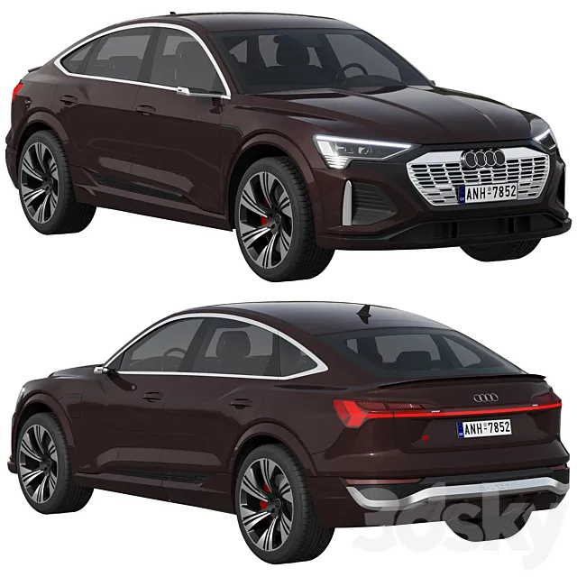 Audi Q8 Sportback e-tron 3D Model