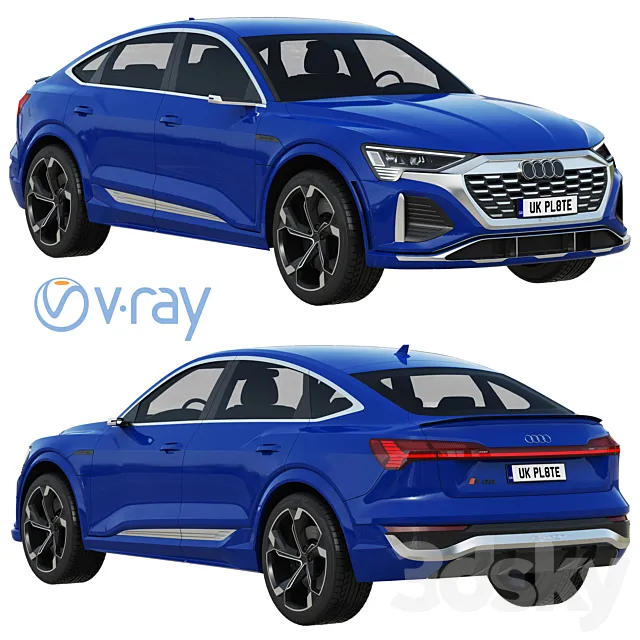 Audi SQ8 Sportback e-tron 3D Model