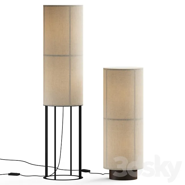 Audo Copenhagen Hashira Floor Lamp 3D Model