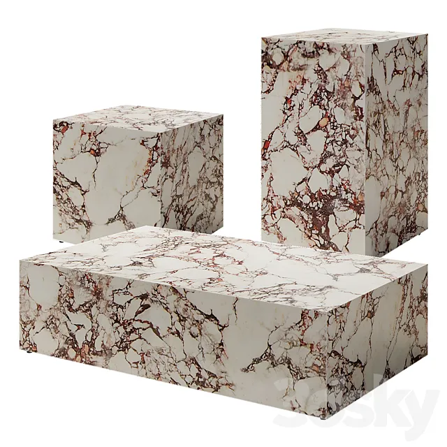 AUDO Plinth Marble Table by Norm (Menu) Free Download