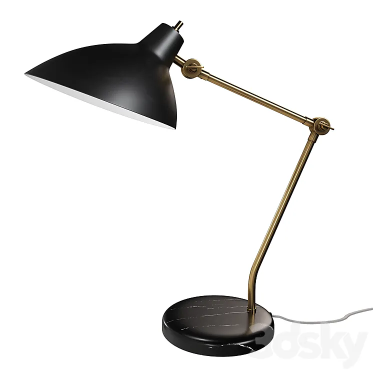 Audrey Coulee desk lamp 3D Model Free Download