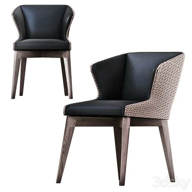 AUDREY Heritage Chairs 3D Model