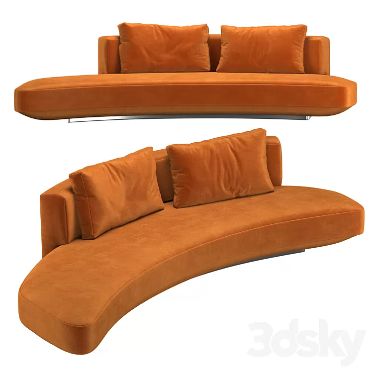 Audrey sofa 3D Model Free