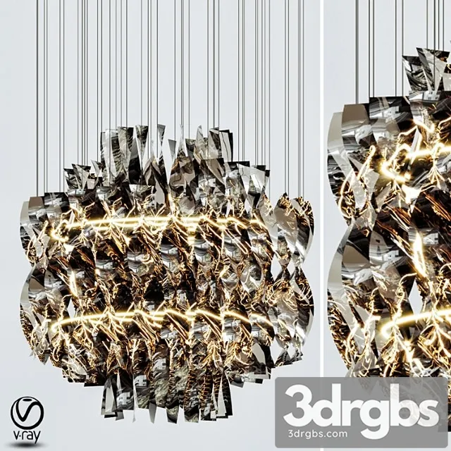 Aura fumo chandelier 3D Model Free