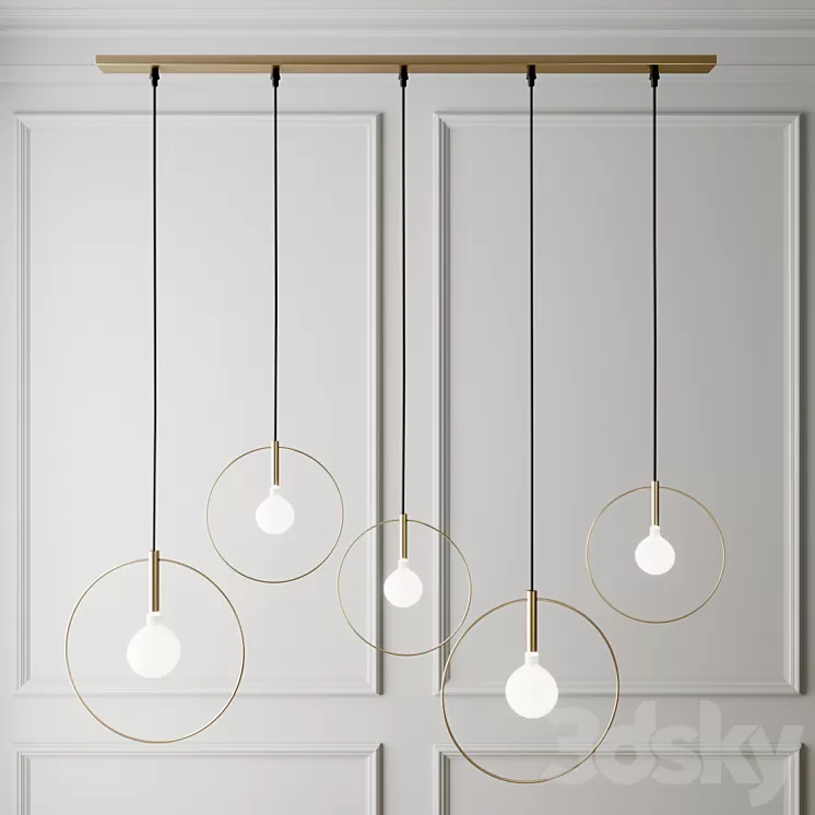 Aura Linear 5 piece 3D Model