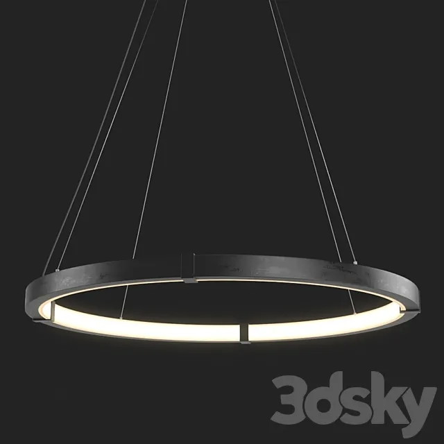 Aura Slim Pendant by Zac Ridgely 3D Model