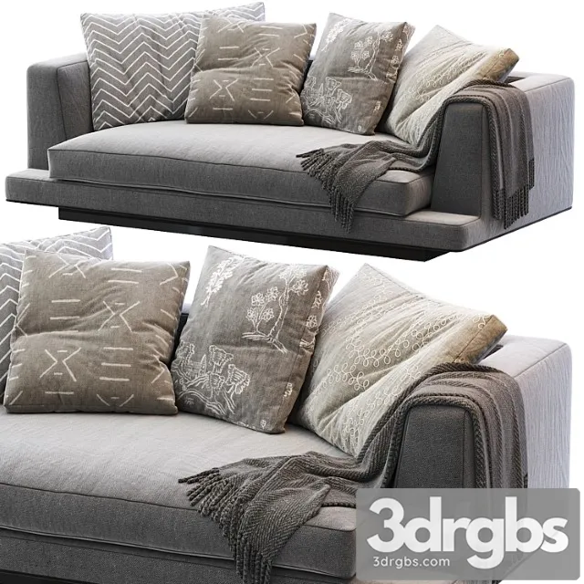 Aurae Maxalto Sofa 2 3D Model Free