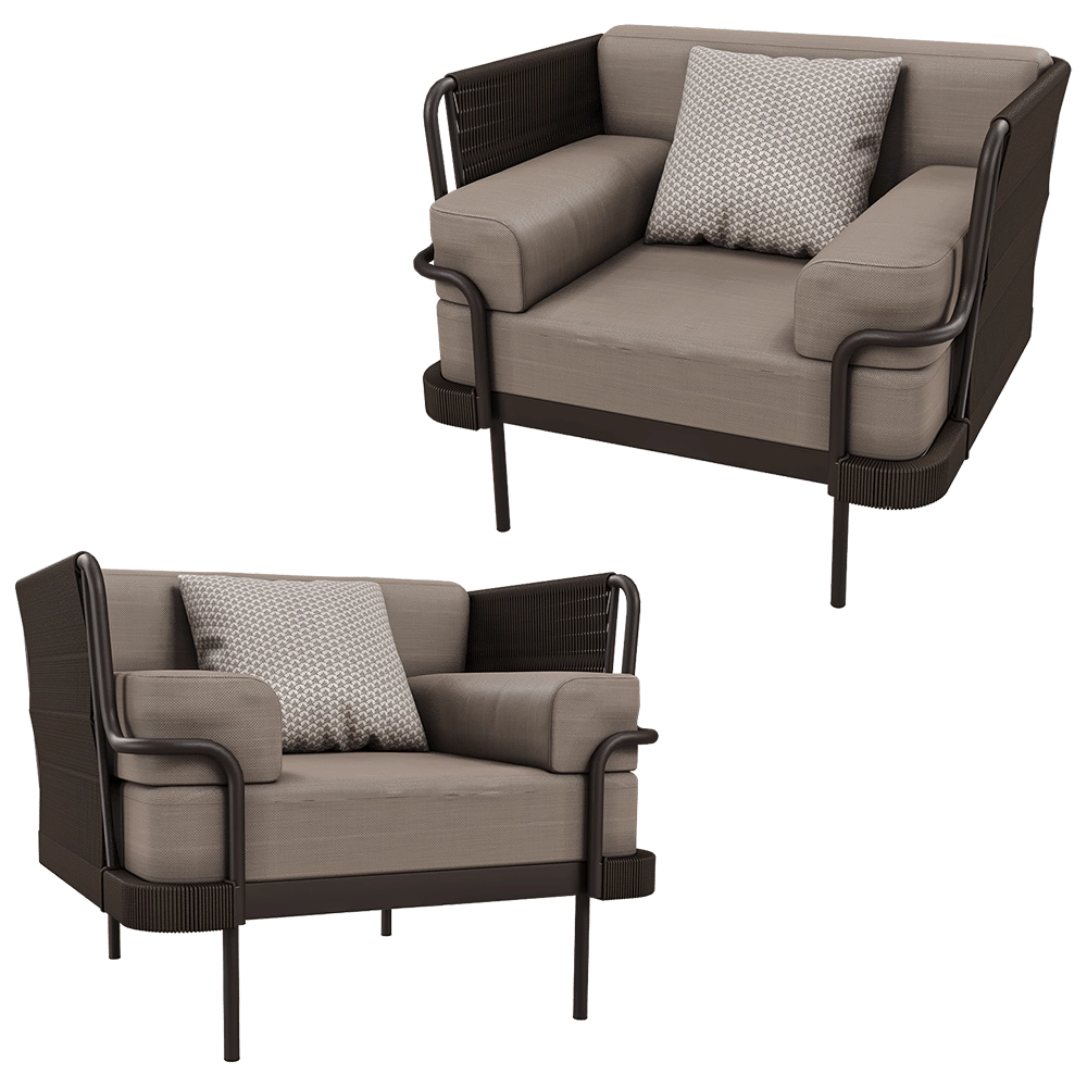 AURICA - Armchair Martinique 3D Model