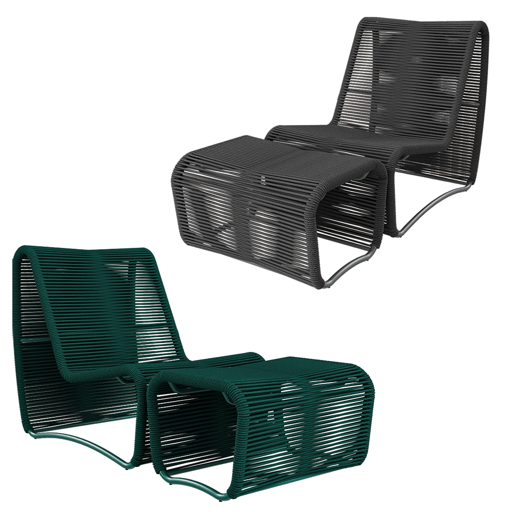 AURICA - Lounge chair Bali 3D Model