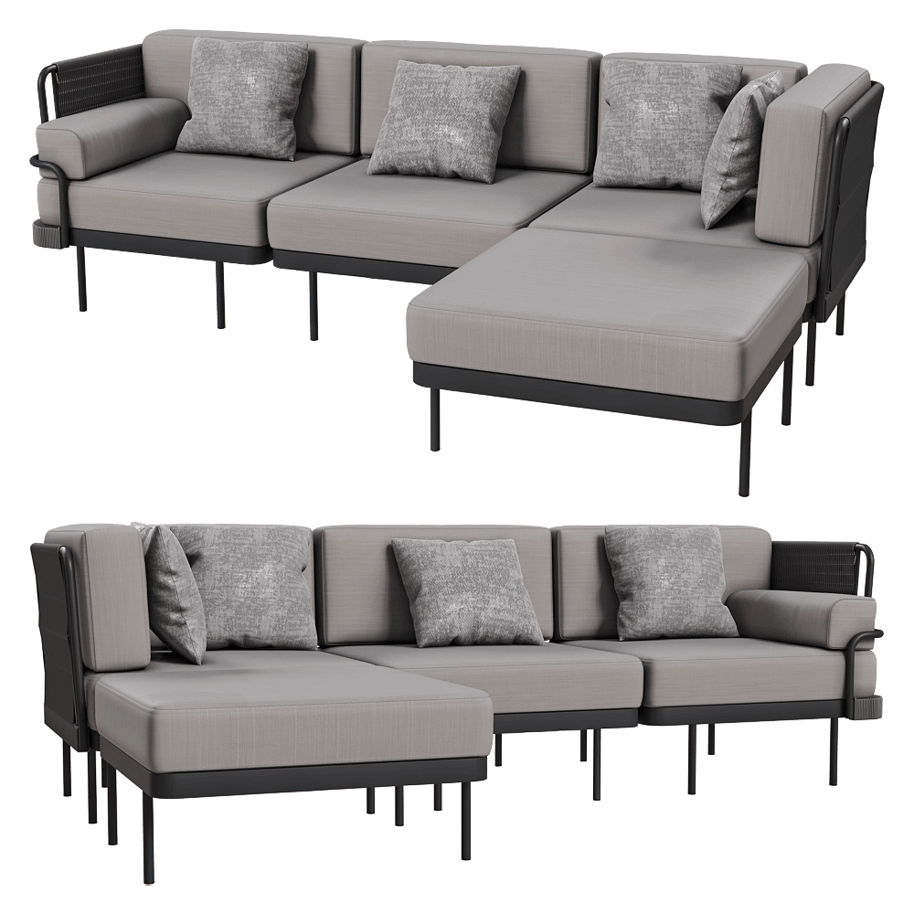 AURICA - Modular sofa Martinique 3D Model