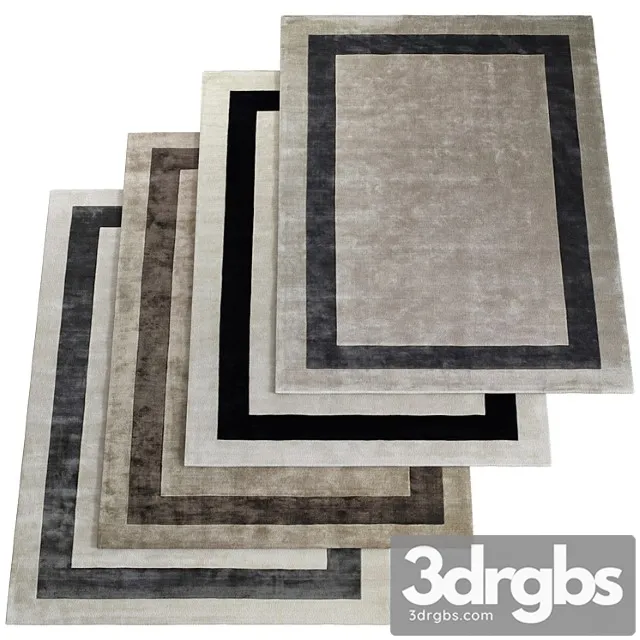 Austen Border Rugs 3D Model Free