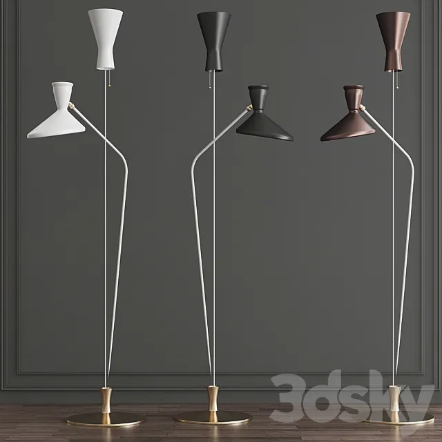 AUSTEN DUAL FUNCTION FLOOR LAMP 3D Model