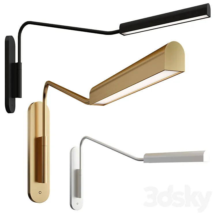 Austin Articulating Wall Light 3D Model Free