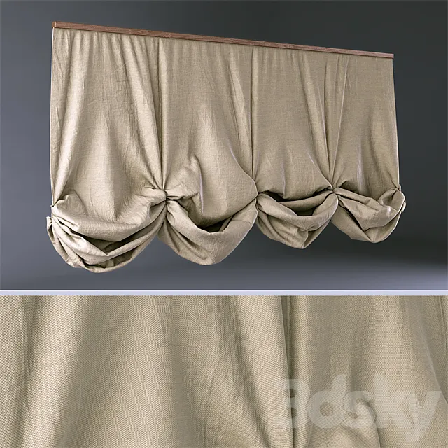 Austrian blinds 3DModel