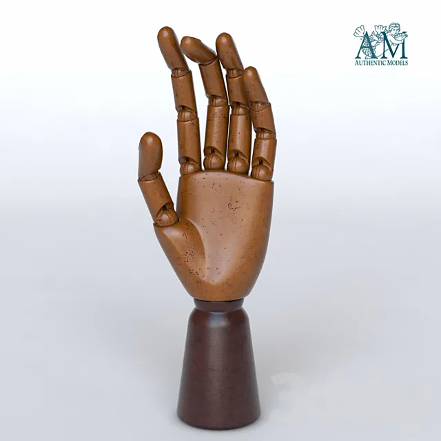 Authentic Models MG001F Art Hand 3D Model