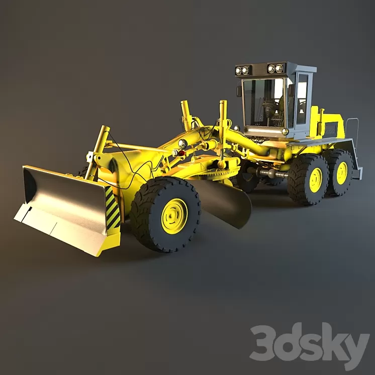 auto grader AG -2501 3D Model