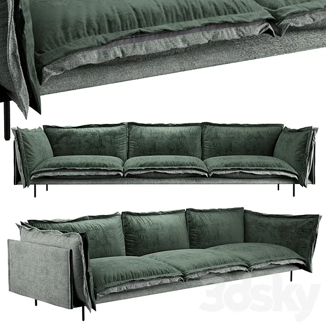 Auto-Reverse 3 Sofa 3DModel